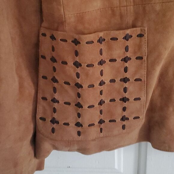 Vakko New York Goat Suede Blazer Jacket - Picture 5 of 9